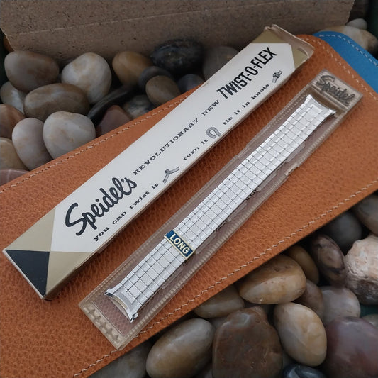 1961 Speidel Elegante 10k White Gold-Filled Expansion Vintage Watch Band