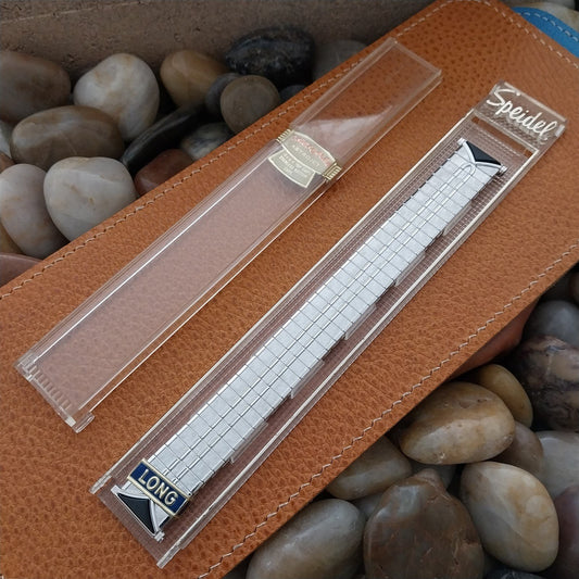 1961 White Gold Filled Speidel Astro-Jet Twistoflex Expansion Vintage Watch Band