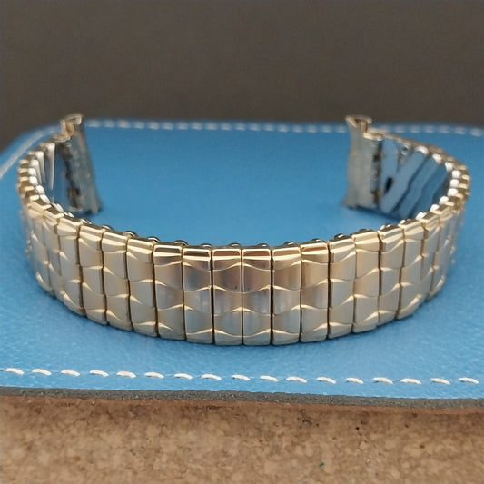 10K Yellow Gold-Filled 19mm mcm Baldwin USA nos 1960s Vintage Watch Band