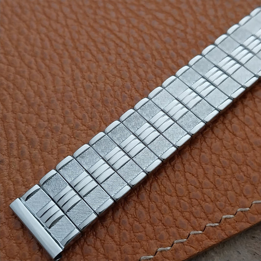 1950s Vintage 5/8" Stainless Steel Stretch Foster NOS Unused Classic Watch Band
