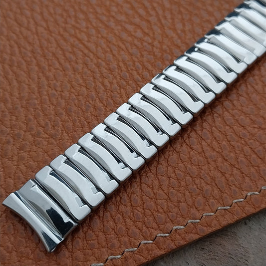 Vintage 1950s 5/8" Airflex Stainless Steel Classic Stretch Unused NOS Watch Band