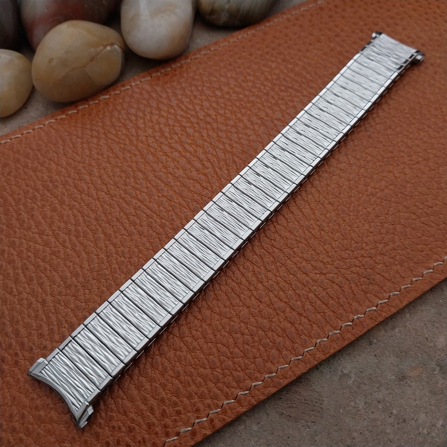 19mm 18mm 17mm Stainless Steel 1970s Speidel Valencia Unused Watch Band