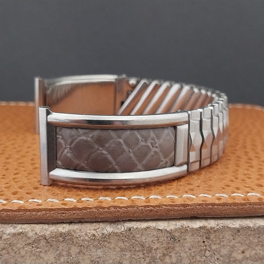 Fidelity Japan 19mm 18mm Stainless Steel 1960s Unused Vintage Watch Band