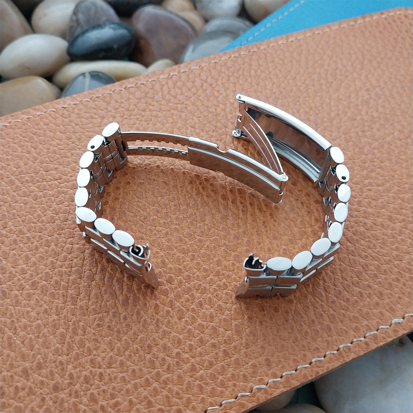 17.2mm JB Champion Stainless Steel Short Viceroy Unused Vintage Watch Band