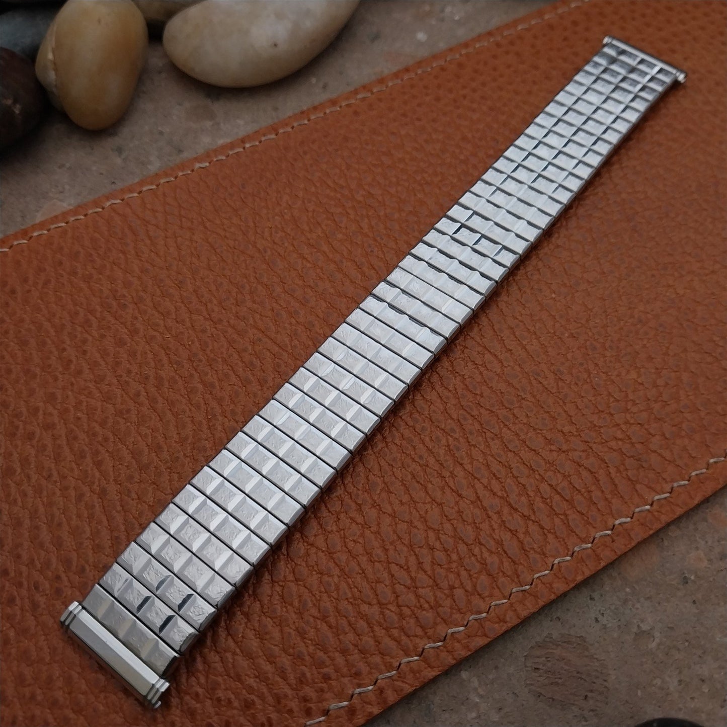 Kreisler USA 19mm Stainless Steel DuraFlex 1960s nos Vintage Watch Band