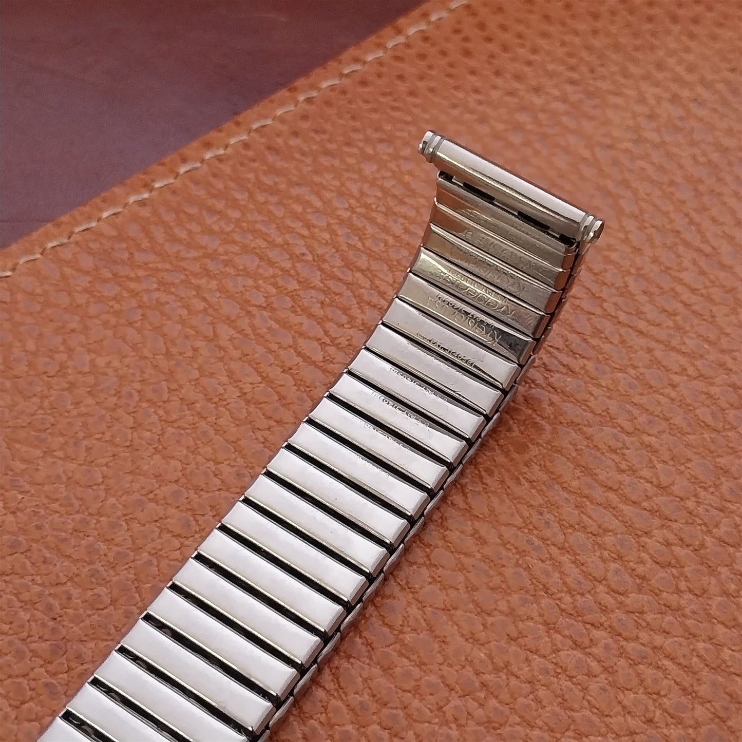 Vintage 19mm 18mm 17mm Stainless Kreisler Unused 60s Classic Stretch Watch Band
