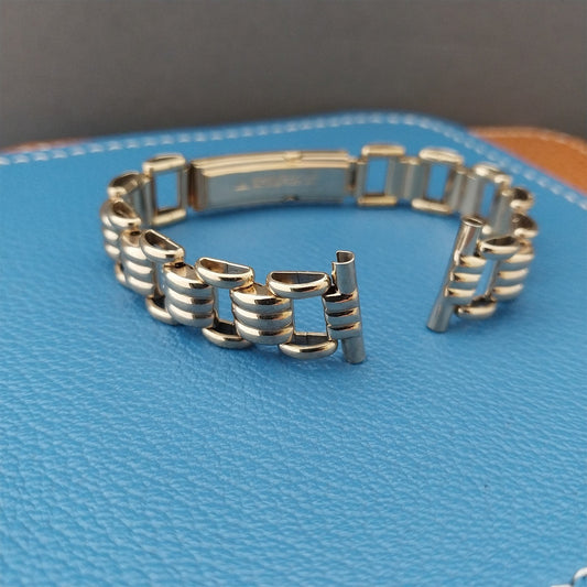 1940s 12k Yellow Gold-Filled 5/8" JB Champion Classic Unused Vintage Watch Band