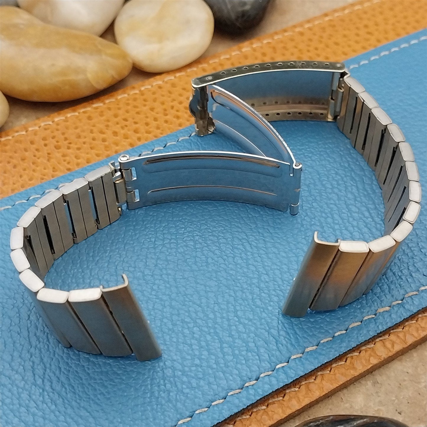 1970s Vintage Long 25mm 24mm 22mm 10k Gold rgp JB Champion Unused Watch Band