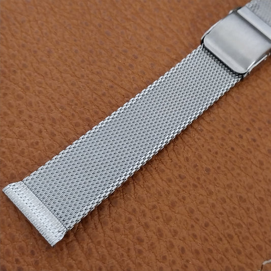 19mm Stainless Steel Mesh nos 1960s Kestenmade Unused Vintage Watch Band
