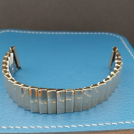 Wide 12k Gold-Filled Classic Hadley Elgin Expansion nos 1950s Vintage Watch Band