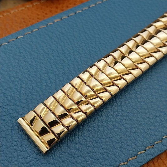 5/8" 12k Gold-Filled Elgin Hadley Expansion nos 1950s Vintage Watch Band