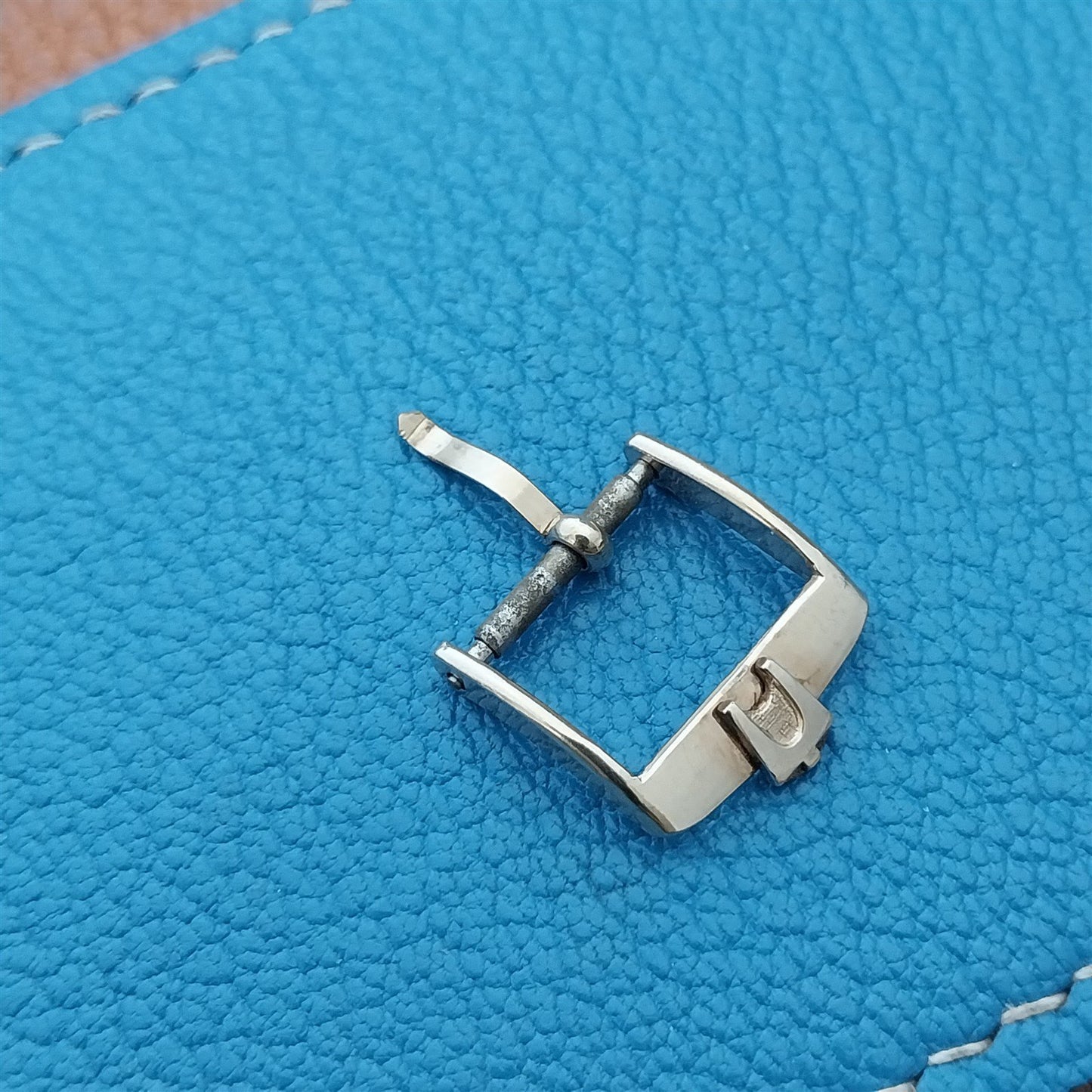 Bulova Accutron 13mm Yellow Gold-Filled Tuning Fork Vintage Watch Band Buckle