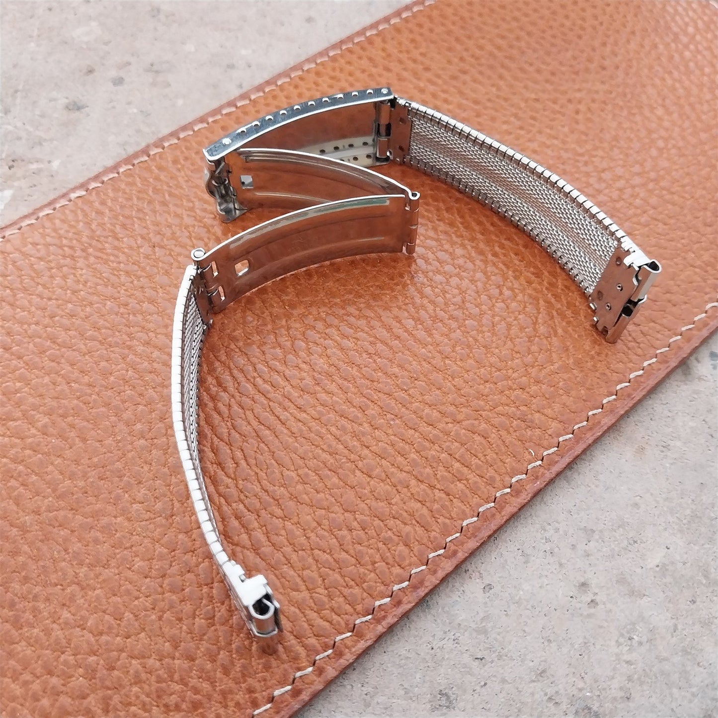19mm 18mm JB Champion USA Stainless Steel nos Unused 1960s Vintage Watch Band