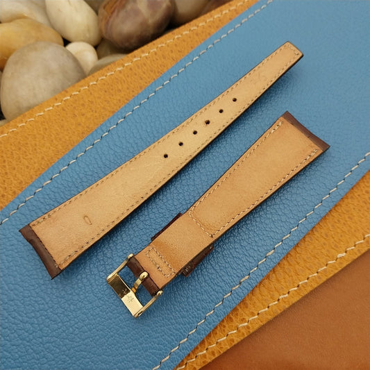 3/4" Kreisler Genuine Alligator Tapered 19/13 Unused 1950s Vintage Watch Band