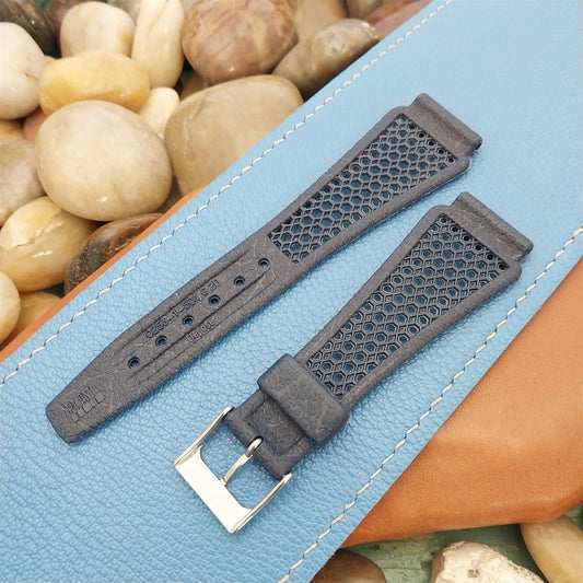 Vintage 20mm Swiss Playa Blue Classic Diver Unused NOS 1960s-1970s Watch Strap