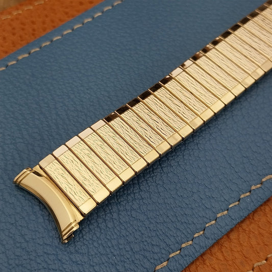 Vintage 19mm 18mm 17mm Kreisler USA Long Gold-Filled Classic 1960s Watch Band