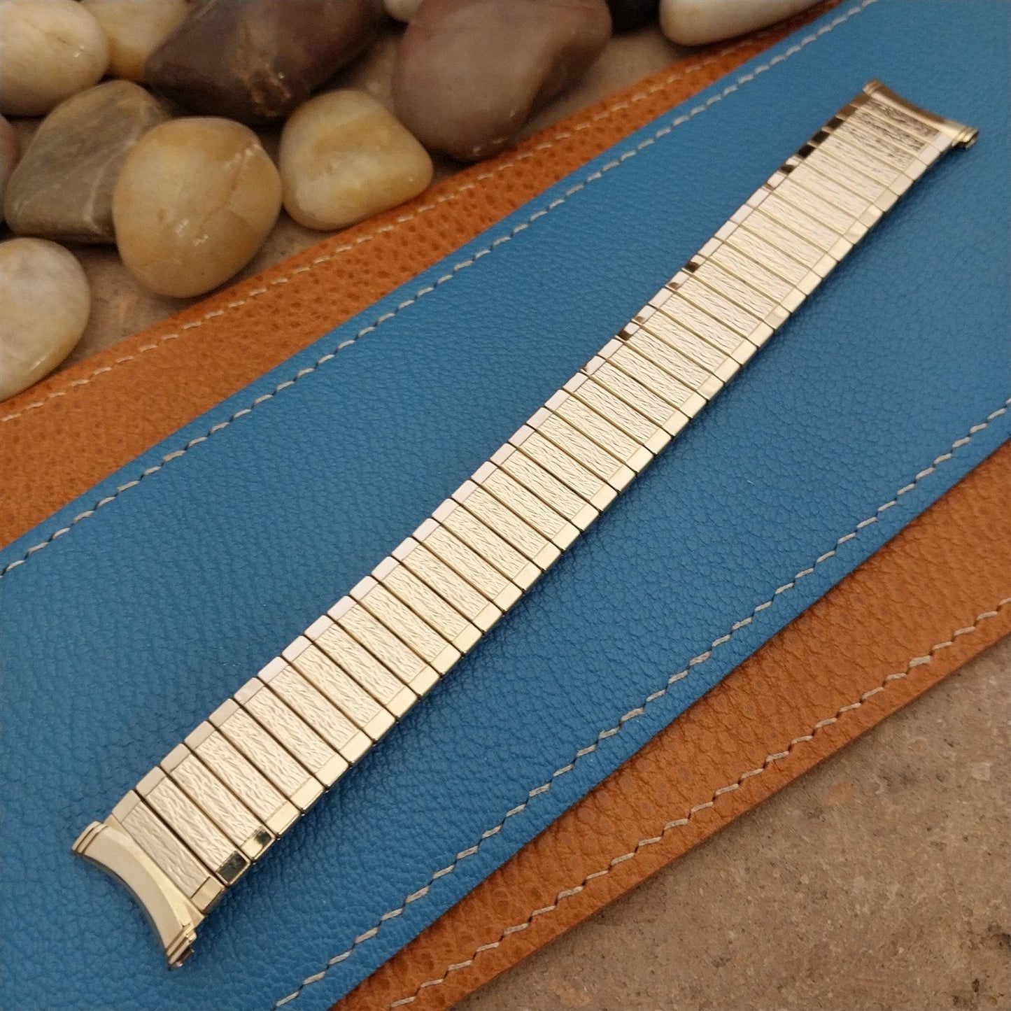 Vintage 19mm 18mm 17mm Kreisler USA Long Gold-Filled Classic 1960s Watch Band