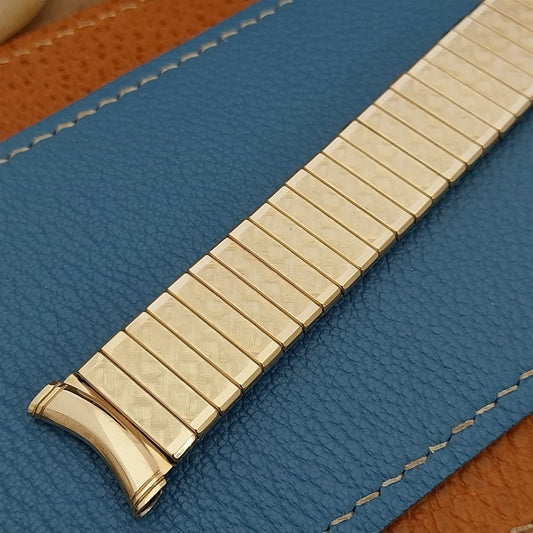Vintage 19mm 18mm 17mm Kreisler Gold-Filled Florentine Classic 1960s Watch Band