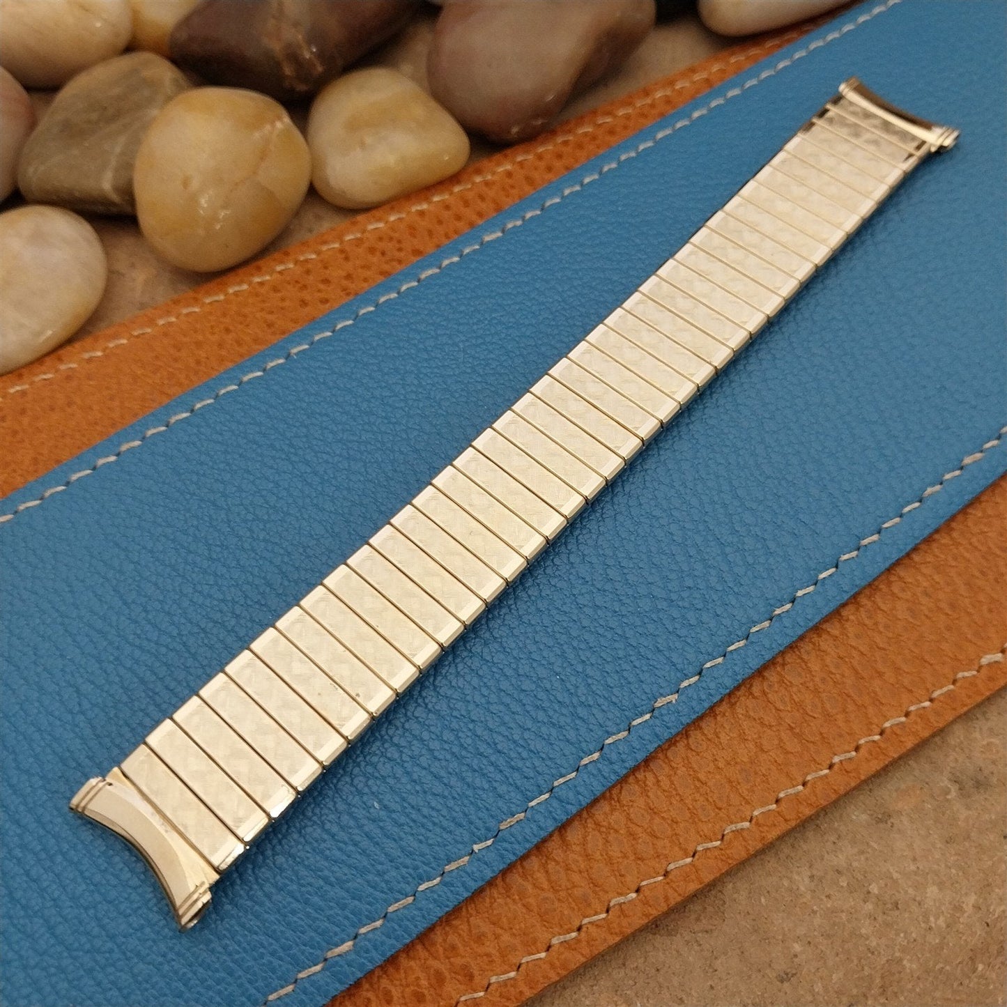 Vintage 19mm 18mm 17mm Kreisler Gold-Filled Florentine Classic 1960s Watch Band