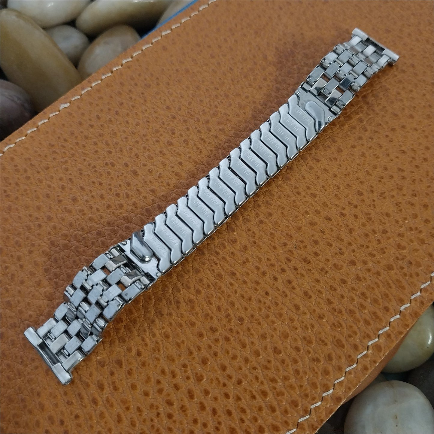 1958 10K White Gold Filled Speidel Classic nos Unused 1950s Vintage Watch Band