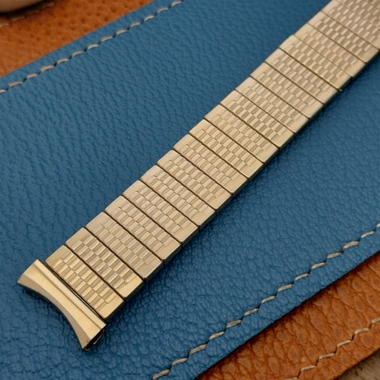 17.2mm JB Champion USA Gold-Filled Short Expansion nos 1960s Vintage Watch Band
