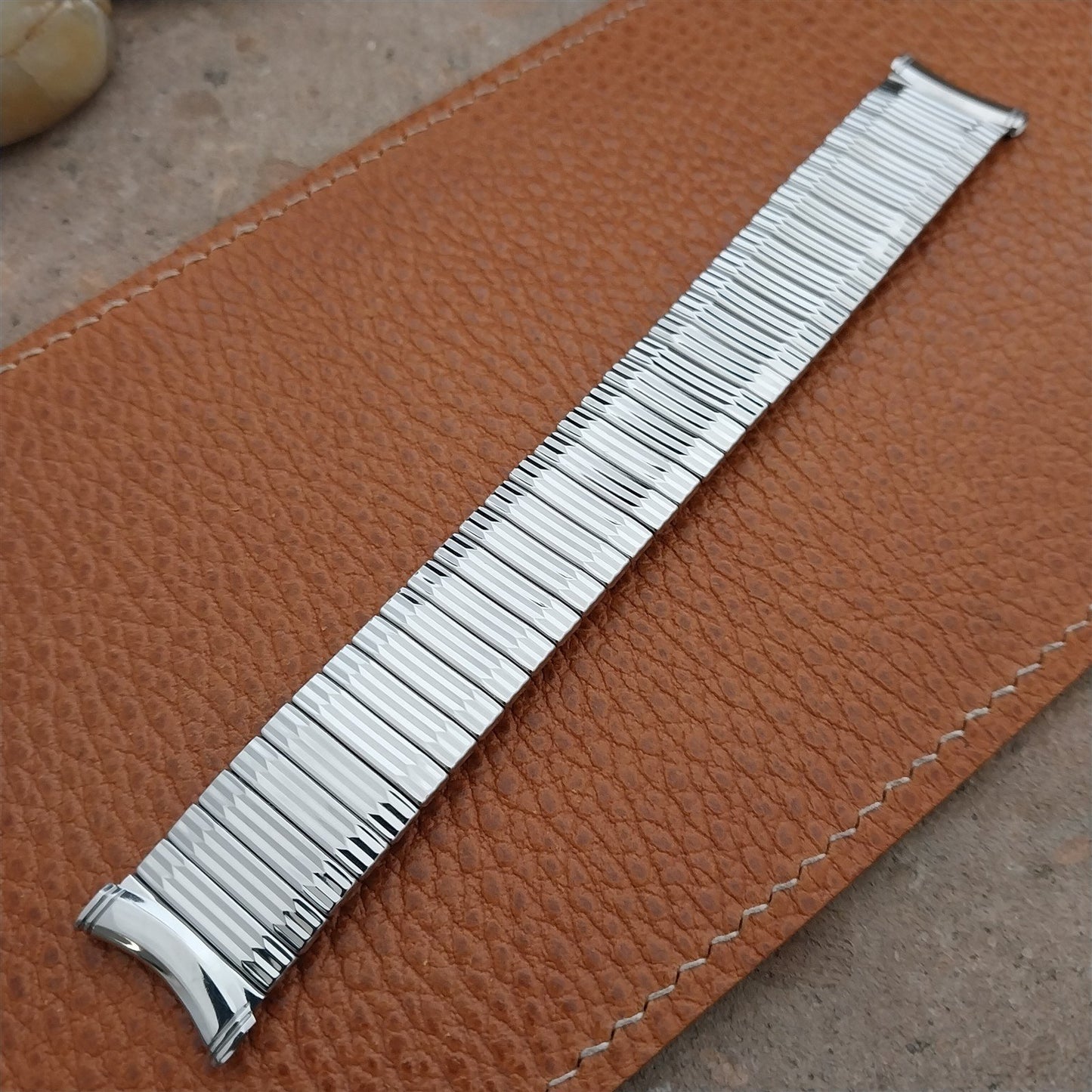 Vintage 19mm 18mm 17mm Kreisler Stainless Steel Unused Classic 1950s Watch Band