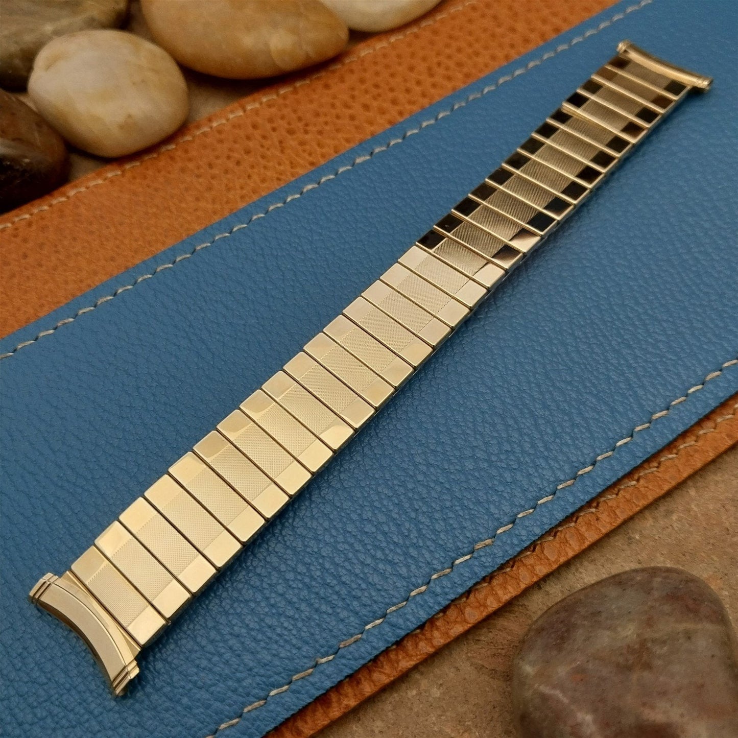 1950s Duchess USA 10k Yellow Gold Filled nos 19mm Expansion Vintage Watch Band