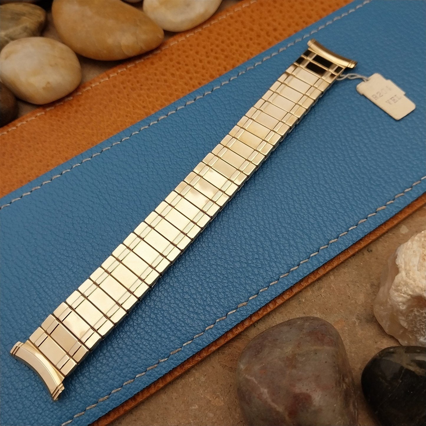 19mm 18mm 1950s Duchess 10k Yellow Gold Filled nos Expansion Vintage Watch Band