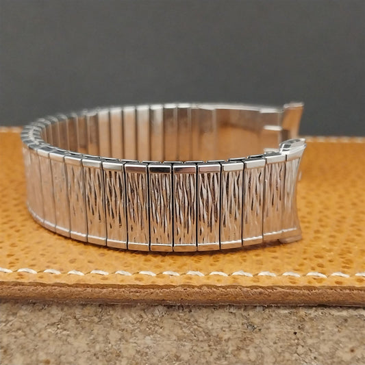 1970s Speidel Valencia Perpetual Calendar Stainless Steel Vintage Watch Band