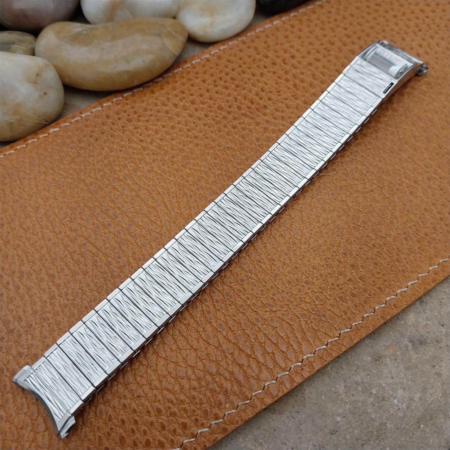 1970s Speidel Valencia Perpetual Calendar Stainless Steel Vintage Watch Band