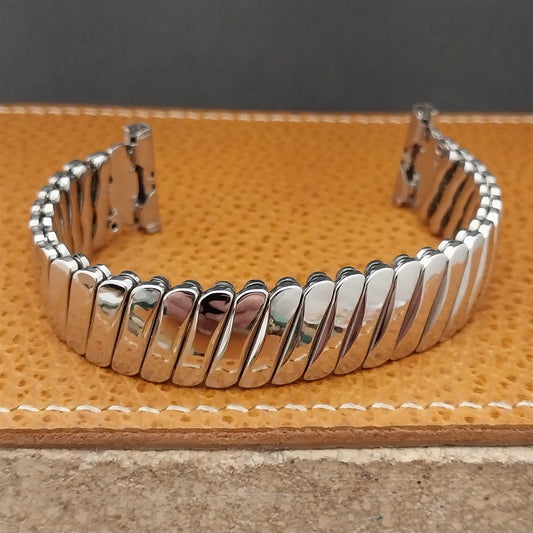 1950s Vintage Bellavance 16mm-19mm Stainless Steel Expansion Unused Watch Band