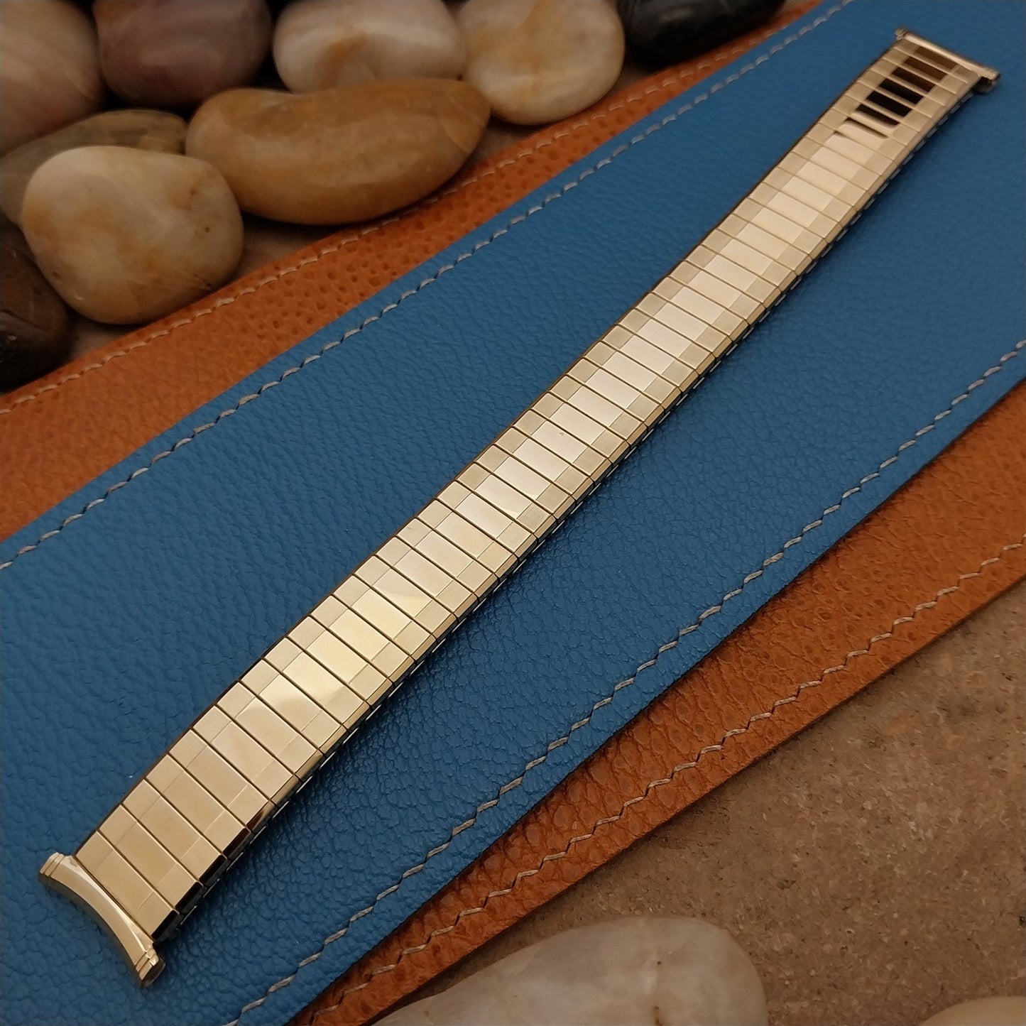 Extra Long Speidel USA 10k Gold-Filled Sun Valley Unused Vintage Watch Band