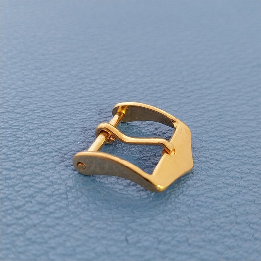 nos 14mm yellow Gold-Tone Vintage Watch Band Buckle