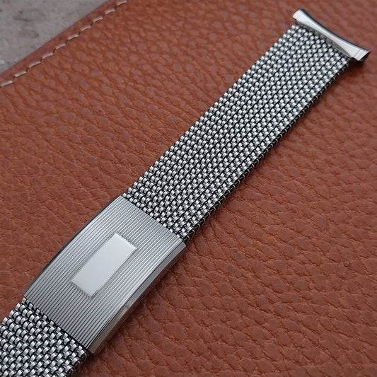 19mm 18mm 17mm Evinger Stainless Expansion Mesh Vintage Watch Band