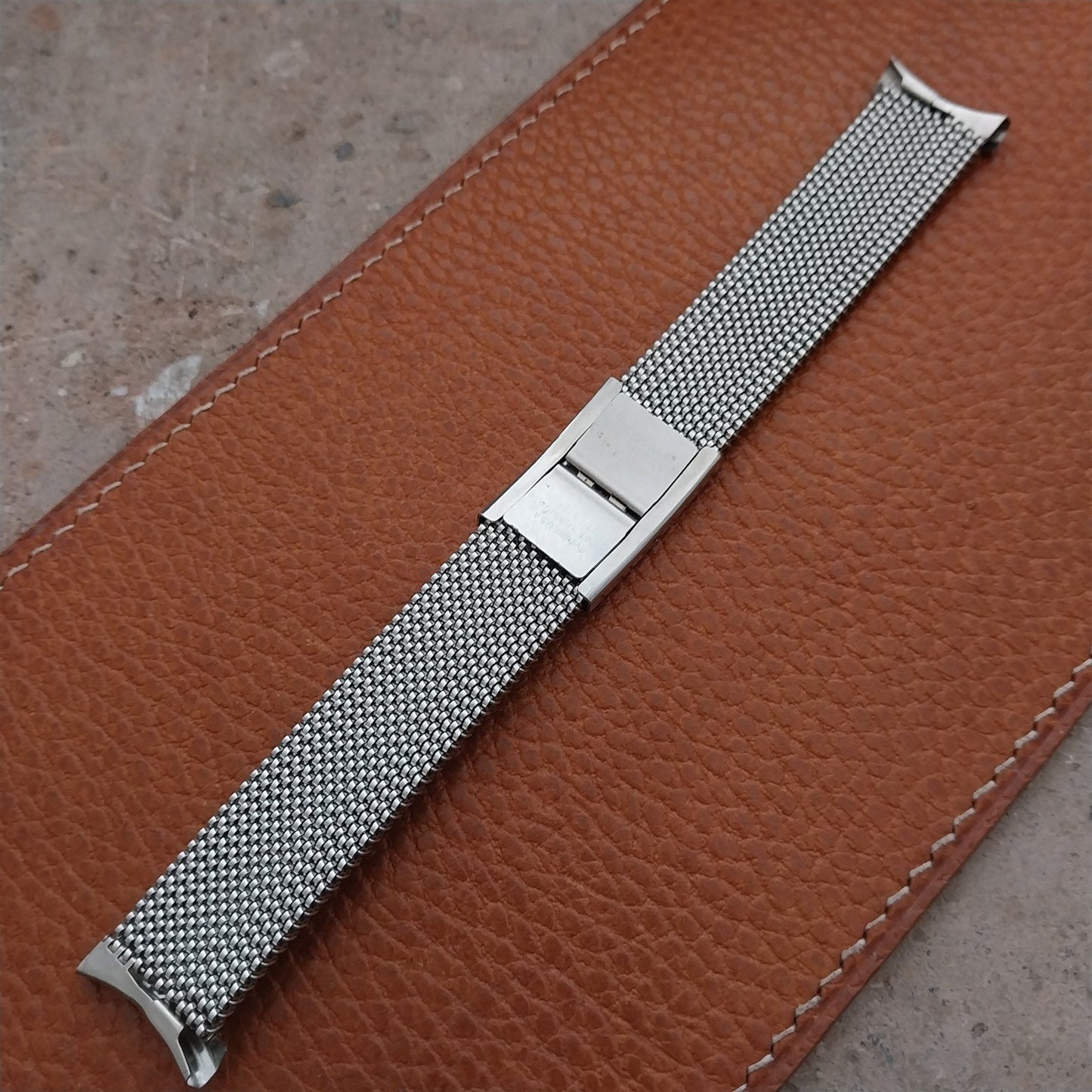 19mm 18mm 17mm Evinger Stainless Expansion Mesh Vintage Watch Band