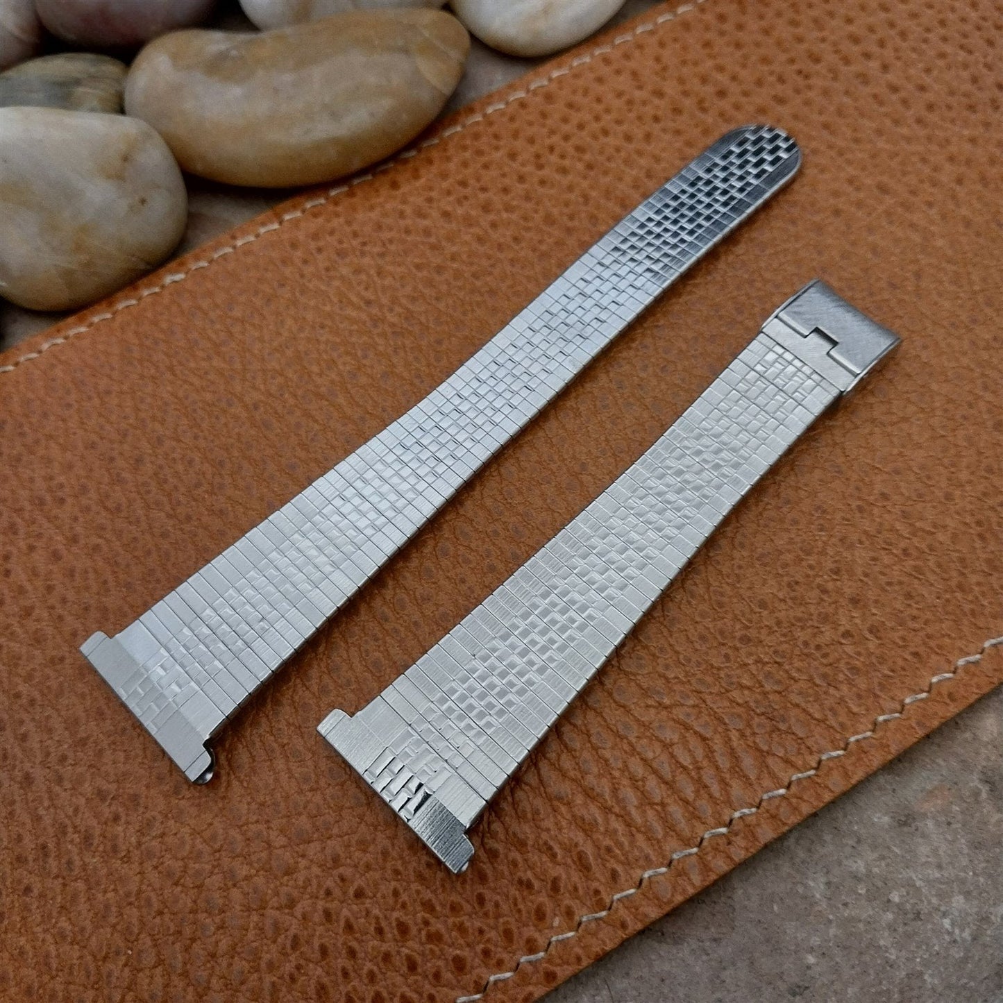 Vintage 22mm 20mm 19mm Kestenmade Stainless Unused Classic NOS 1970s Watch Band