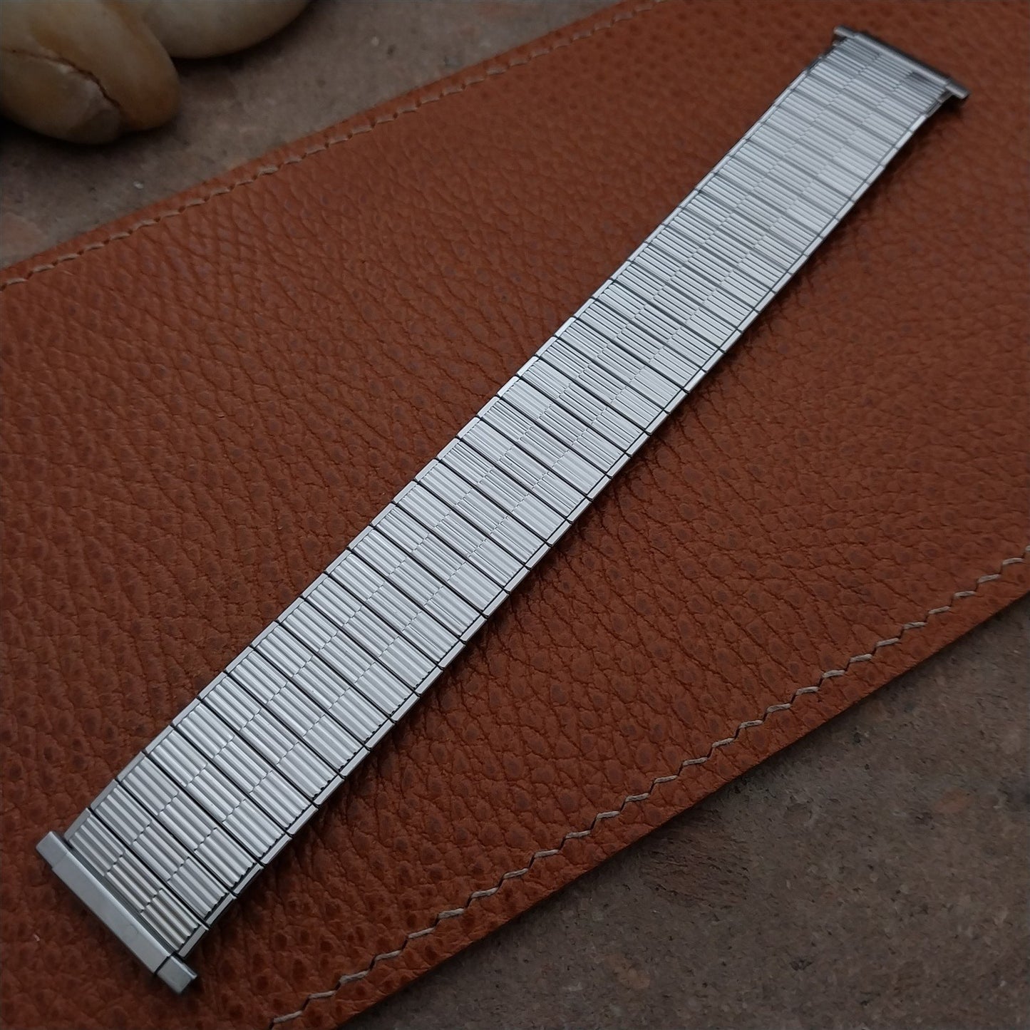 Speidel Wide Stainless Steel Long Expansion 20mm 22mm Unused Vintage Watch Band