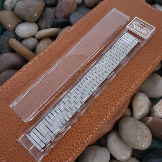 Speidel USA Wide Stainless Steel Expansion 19mm 20mm 22mm nos Vintage Watch Band