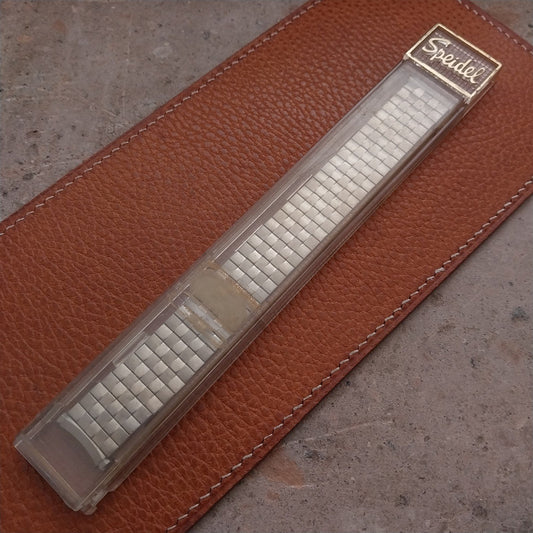 19mm 18mm 17mm Speidel Radial Long Stainless Wide 1970s Vintage Watch Band