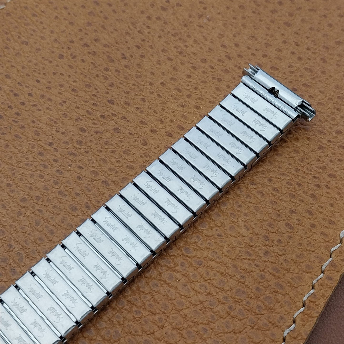 19mm 18mm 17mm 16mm 1970s Speidel Fullback Stainless Unused Vintage Watch Band
