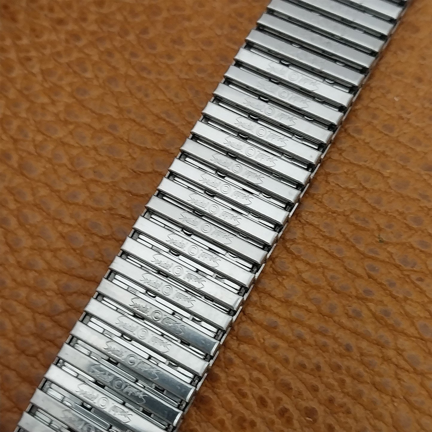 Speidel Thinline 18mm Stainless Steel Euroflex nos Long Vintage Watch Band