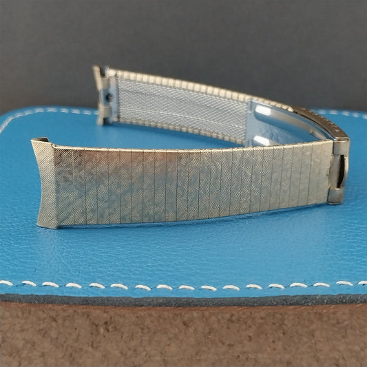 Vintage 19mm 18mm Speidel 10k Yellow Gold-Filled Unused Classic 1970s Watch Band