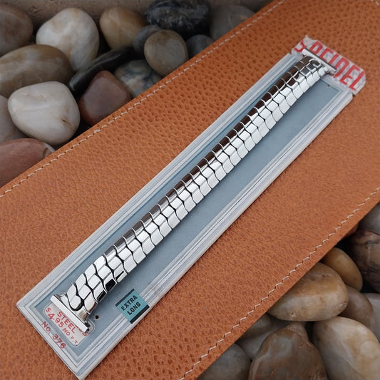 1954 Speidel 19mm 16mm Phoenix Stainless Steel Long Unused Vintage Watch Band