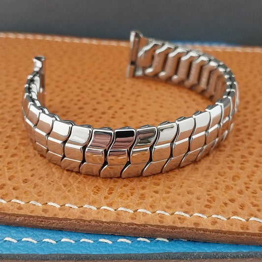 Vintage 1956 Speidel Phoenix Classic Stretch Stainless 5/8" Unused Watch Band