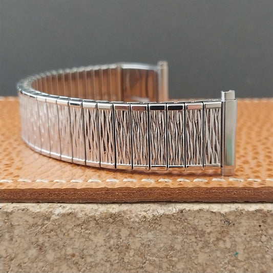 Speidel 19mm 18mm Medilog Stainless Steel Valencia Unused nos Vintage Watch Band