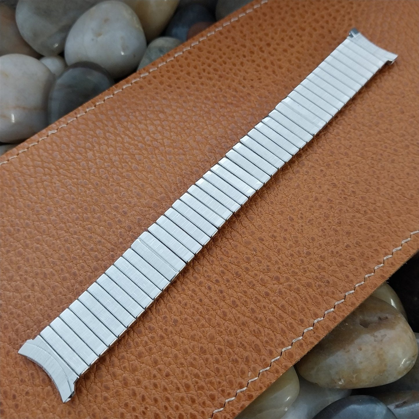 JB Champion Stainless Steel Expansion Unused 1960s Vintage Watch Band 18mm 19mm