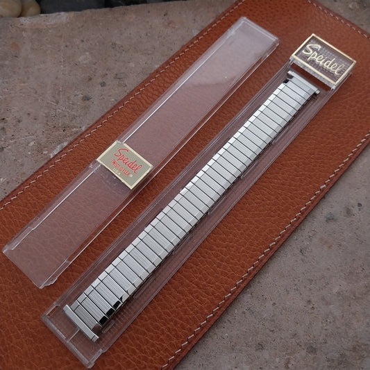 1970s nos Speidel Aquarius Dexter Stainless Steel Long Unused Vintage Watch Band