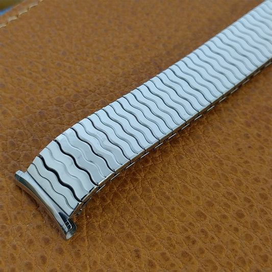 16mm 18mm 19mm Long 1969 Speidel Riptide Stainless Steel nos Vintage Watch Band