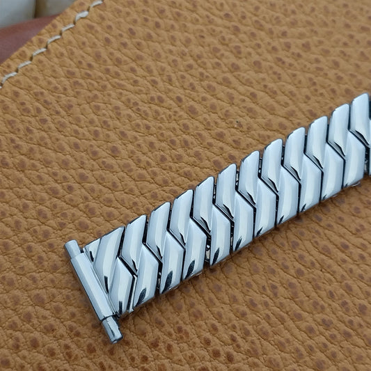 Elgin Hadley Plymouth Short Stainless Steel nos Unused 1950s Vintage Watch Band