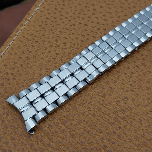 19mm JB Champion Stainless Bullet Link Unused Classic 1960s Vintage Watch Band
